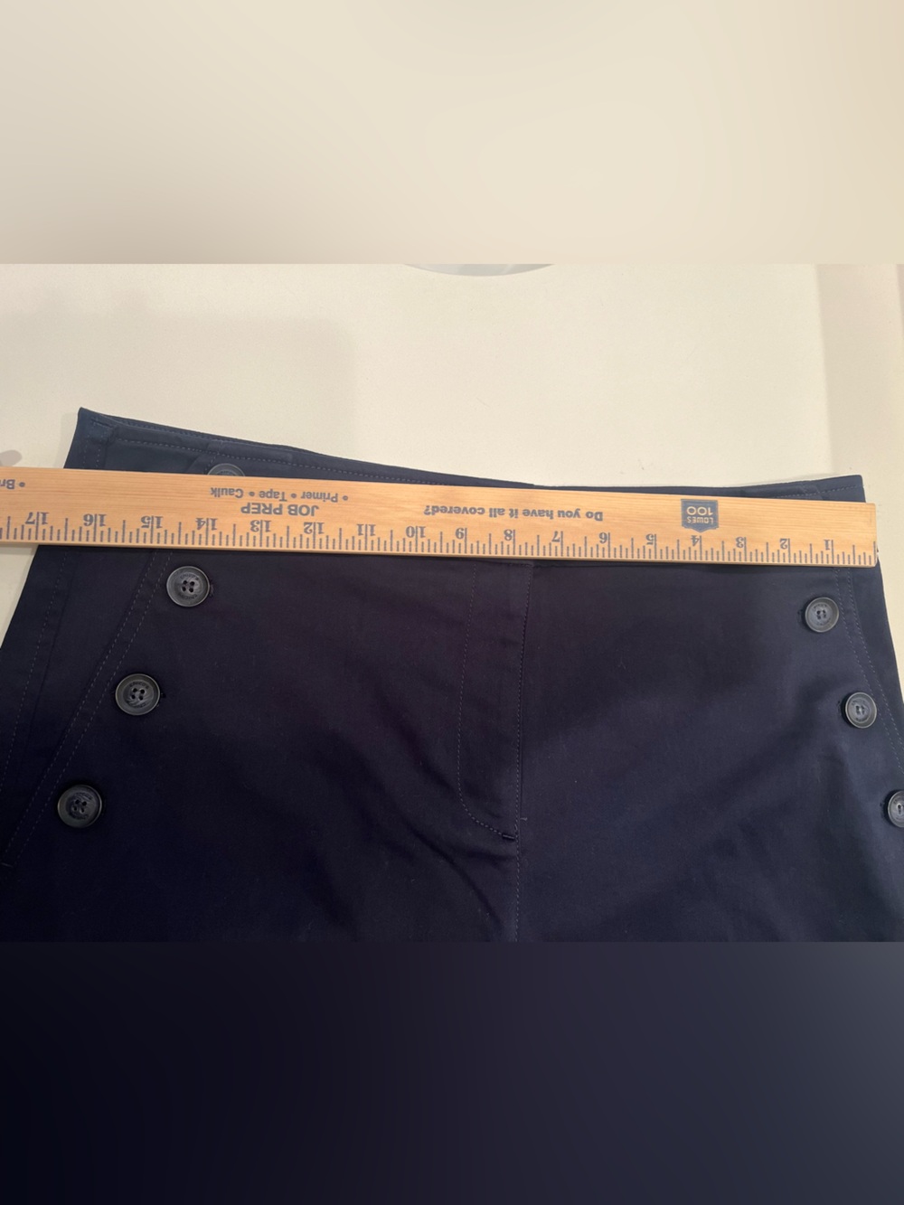 Chico’s Navy Sailor Button Shorts - Picture 4 of 7